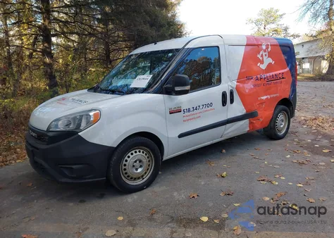 2021 Ram Promaster City Tradesman из США, поврежденный, VIN ZFBHRFAB5M6T57756